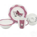 Zestaw naczyń dla dzieci - CALINECZKA / E627 Piesek - zdjęcie