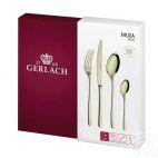 Zestaw sztućców, 24 szt. / połysk - 49 MUZA Gold - zdjęcie