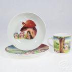 Zestaw naczyń dla dzieci - Jeżyki 6754 Roma / Margot - zdjęcie