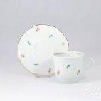 Filiżanka do kawy 0,20 l ze spodkiem wysoka - 0112 JASTRA - zdjęcie