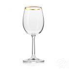 Kieliszki do wina 250 ml - BASSIC Glass / Złoty Pasek (FKMA357) - zdjęcie