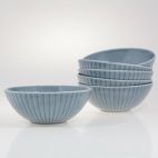 Zestaw salaterek 17 cm / 6 szt. - K90 Daisy Niebieska (33206DJK90T1) - zdjęcie