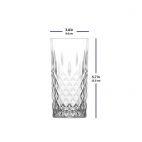 Szklanki wysokie 356 ml / kpl 6 szt. - ODIN (odn440A) - zdjęcie