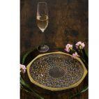 Talerz kryształowy 30 cm - ARABESQUE GOLD (802916) - zdjęcie