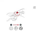 Młynek do pieprzu 10 cm Bistro Chef - kolor Srebrny (PG-33033) - zdjęcie
