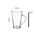 Kubek szklany 300 ml / 1 szt. - Iwo (1000280300) - zdjęcie