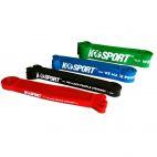 Power Band 3 - Wzmocniona Guma Treningowa K-SPORT- czarna 12-30 kg - zdjęcie