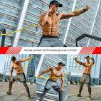 Power Band 2 - Wzmocniona Guma Treningowa K-SPORT- niebieska 16-39 kg - zdjęcie