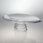 Talerz kryształowy na nodze - WAVE (410953148) - zdjęcie
