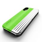 Etui do iPhone X/Xs Zizo Retro Series - zielono-czarne - zdjęcie