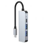 Przejściówka Tech-Protect V2 4in1 USB-C 2xUSB-A HD - zdjęcie