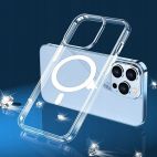 Etui do iPhone 14 z MagSafe TECH-PROTECT Flexair Hybrid - Przeźroczyste - zdjęcie