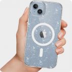 Etui do iPhone 15 Pro Max Tech-Protect Glitter MagSafe - Przeźroczyste - zdjęcie