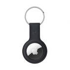 Etui do Apple Airtag Crong silicone case - czarne - zdjęcie