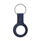 Etui do Apple AirTag Crong Silicone Case - granatowe - zdjęcie