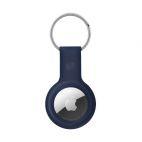 Etui do Apple AirTag Crong Silicone Case - granatowe - zdjęcie