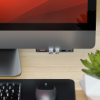 Przejściówka Satechi Type-C Clamp Hub Pro Space Grey do iMac - srebrny - zdjęcie