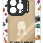 Etui do iPhone 16 Pro PURO Emily in Paris Rose - zdjęcie