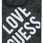 Etui do iPhone 16 Pro Max Guess PU Leather 4G Big Love MagSafe Black - zdjęcie