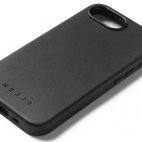 Etui do iPhone 16e Mujjo Full Leather MagSafe czarne - zdjęcie