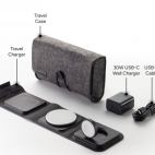 Ładowarka Mophie Travel charger MagSafe 3 w 1- czarna - zdjęcie
