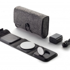 Ładowarka Mophie Travel charger MagSafe 3 w 1- czarna - zdjęcie