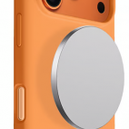 Etui do iPhone 17 Pro Crong Color MAG Cover pomarańczowe - zdjęcie