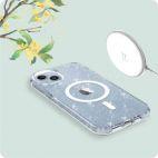Etui do iPhone 15 Plus Tech-Protect Glitter MagSafe - Przeźroczyste - zdjęcie 