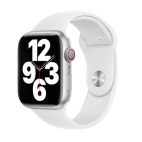 Pasek do Apple Watch 42/45mm Silicone - biały - zdjęcie 