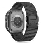 Pasek Apple Watch 42-49 Tech-Protect Milano Black - czarny - zdjęcie