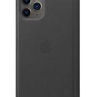 Skórzane etui folio do iPhone 11 Pro  Apple - czarne - zdjęcie 