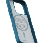 Etui do iPhone 15 Pro Njord Fabric MagSafe deep see - zdjęcie