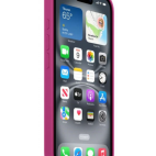 Apple Etui do iPhone 16 Silicone MagSafe Fuchsia - fioletowe - zdjęcie