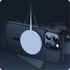 Etui do iPhone 15 Pro Tech-Protect Magmat MagSafe - Przeźroczysty/czarny - zdjęcie 