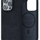 Etui do iPhone 15 Pro Njord Salmon Leather MG black - zdjęcie