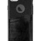 Etui do iPhone 7/8 Puro Shine Pocket - Czarne - zdjęcie 