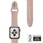 Pasek do Apple Watch 38/40/41 mm  Crong Liquid Band - piaskowy róż - zdjęcie 
