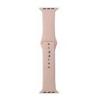 Pasek do Apple Watch 38/40/41 mm  Crong Liquid Band - piaskowy róż - zdjęcie 