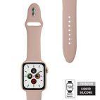 Pasek do Apple Watch 42/44/45/49 mm Crong Liquid Band - piaskowy róż - zdjęcie 