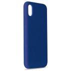 Etui do iPhone Xs Max Puro Icon Cover - granatowe - zdjęcie