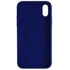 Etui do iPhone Xs Max Puro Icon Cover - granatowe - zdjęcie