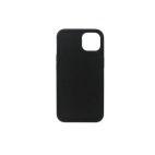 Etui do iPhone 13 Pro  eSTUFF MADRID Silk-touch Silicone Case - czarne - zdjęcie