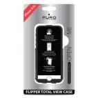 Etui do iPhone 5/5s/SE Puro Flipper Total View - czarne - zdjęcie 