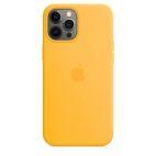 Etui do iPhone 12 Pro Max Apple Silicone Case z MagSafe - słoneczny - zdjęcie 