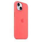 Etui do iPhone 15 Apple Silicone MagSafe - Guava - zdjęcie 