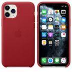 Etui do iPhone 11 Pro Apple Leather Case - czerwone - zdjęcie 