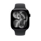 Apple Watch S11 46mm aluminium w kolorze onyks z paskiem sportowym w kolorze czarnym S/M - zdjęcie