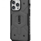 Etui do iPhone 15 Pro Max UAG Pathfinder MagSafe - srebrne - zdjęcie