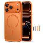 Etui do iPhone 17 Pro Tech-Protect Magpeak CC MagSafe orange - zdjęcie