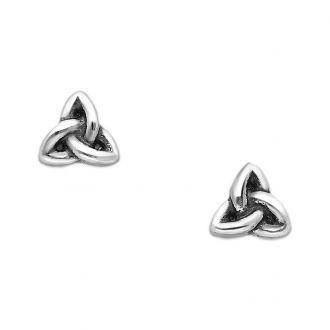 Srebrne kolczyki z celtyckim Trójkątem Celtyckim - zdjęcie główne
